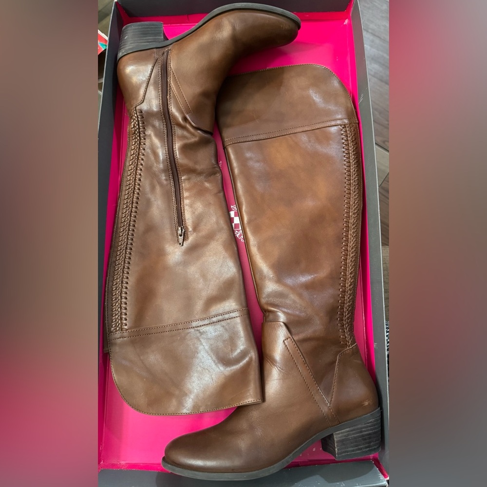 Vince Camuto Brown Over the Knee Boots